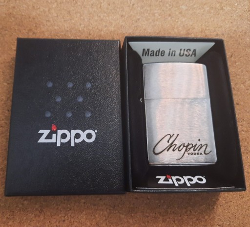 Zdjęcie oferty: Zapalniczka Zippo Chopin Vodka - NOWA (2018)