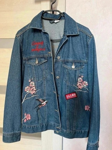 Zdjęcie oferty: Kurtka jeansowa H&M 32 oversize