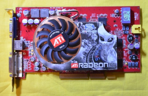Zdjęcie oferty: SAPPHIRE ATI RADEON X850 PRO 256MB DDR3 256BIT AGP