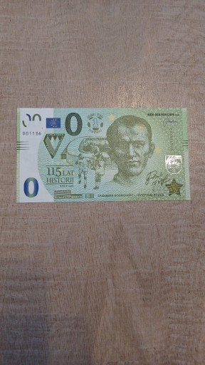 Zdjęcie oferty: Banknot 0 MemoEuro Zagłębie Sosnowiec 2021
