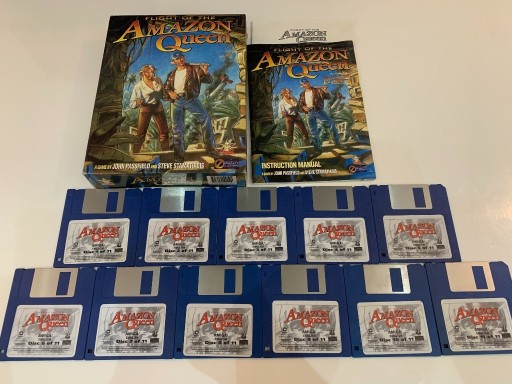 Zdjęcie oferty: Flight of the Amazon Queen Amiga Dyskietka 3.5”