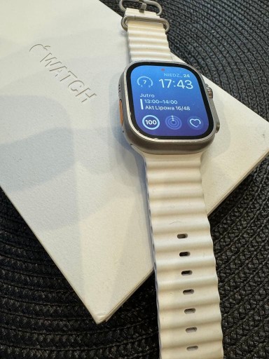 Zdjęcie oferty: Apple Watch Ultra 49mm Titanium White Ocean A2684 