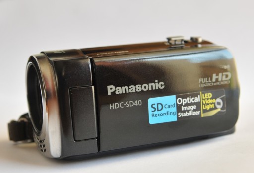 Zdjęcie oferty: Kamera Panasonic HDC-SD40 FULL HD Czarna 