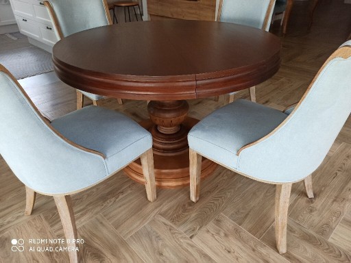 Zdjęcie oferty: Włoski stół drewniany okrągły rozkładamy