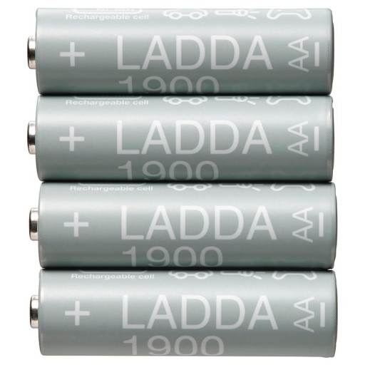 Zdjęcie oferty: Grube paluszki akumulatorki baterie IKEA AA R6 1900mAH 4 szt.