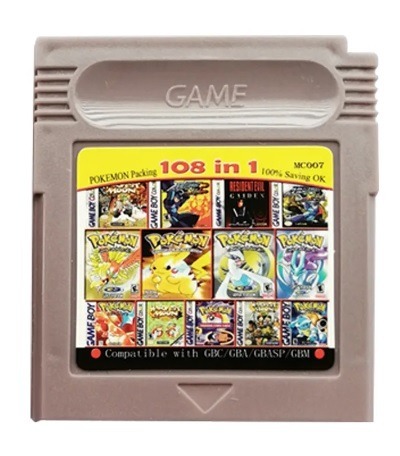 Zdjęcie oferty: Game Boy Gameboy gra 108 w 1 Mario Pokemon Contra