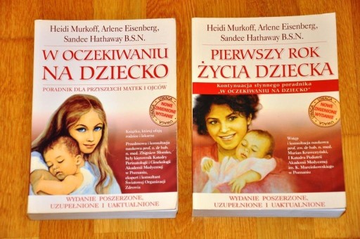 Zdjęcie oferty: 2 książki z serii "W oczekiwaniu na dziecko....”