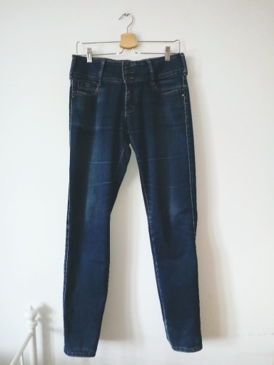 Zdjęcie oferty: Niebieskie spodnie jeansy Goodies vintage 90s XL