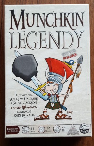 Zdjęcie oferty: MUNCHKIN LEGENDY - POLSKA - jak NOWA - UNIKAT