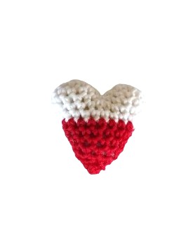 Zdjęcie oferty: Szydełkowe serce serduszko  mini  amigurumi 