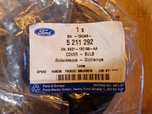 Zdjęcie oferty: Pokrywa zaślepka reflektora Ford Custom 2012-
