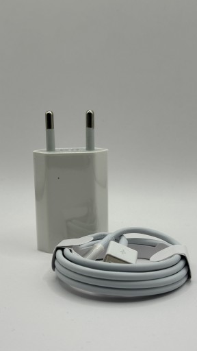 Zdjęcie oferty: Ładowarka 5 W +Kabel Lightning USB 1 M IPhone