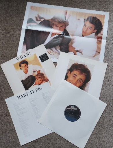 Zdjęcie oferty: Wham! - Make It Big LP 1984 Eu. + Plakat VG+ / EX