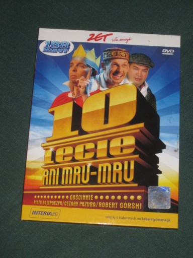 Zdjęcie oferty: 10 LECIE KABARETU ANI MRU MRU (DIGI-PACK)  [DVD]