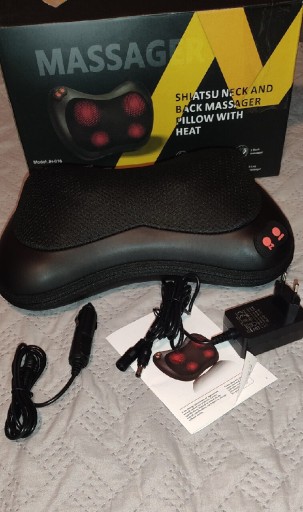 Zdjęcie oferty: Poduszka Masująca Shiatsu Do Pleców Szyi Karku, Dom I Auto
