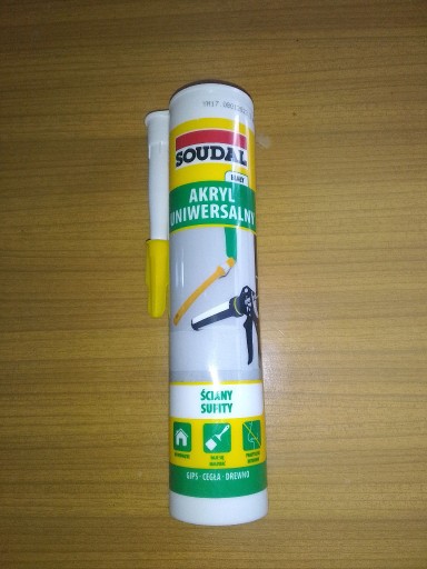 Zdjęcie oferty: SOUDAL Akryl Uniwersalny ściany sufity BIAŁY 280ml