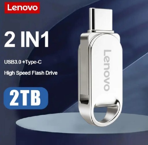 Zdjęcie oferty: Pendrive LENOVO 2TB 2w1 typu C i USB 3.0 + GRATIS 