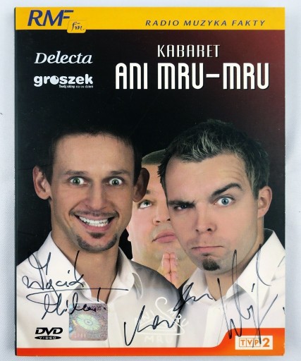 Zdjęcie oferty: Kabaret Ani Mru-Mru płyta DVD z autografami