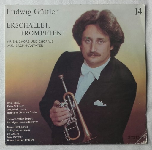 Zdjęcie oferty: Rozbrzmiewa trąbka, Utwory Bacha gra Ludwig Guttler, winyl 1985 r.