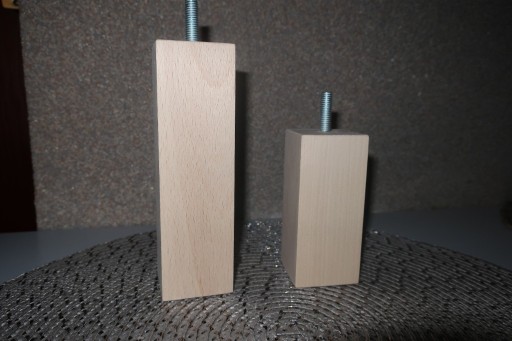 Zdjęcie oferty: Nogi kwadratowe drewniane bukowe 10 cm 4,4 x 4,4cm