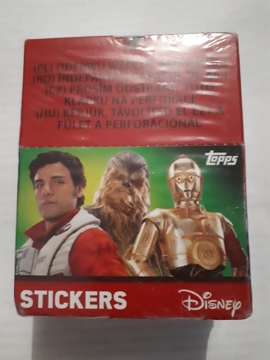 Zdjęcie oferty: Star Wars naklejki box 50 saszetek 250 naklejek 