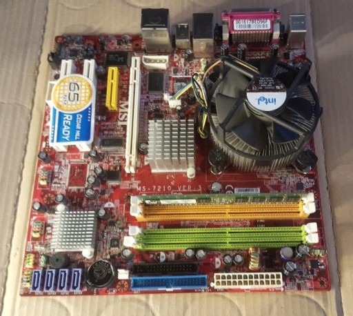 Zdjęcie oferty: Płyta MSI 945GM2 + Celeron + RAM, stan bdb