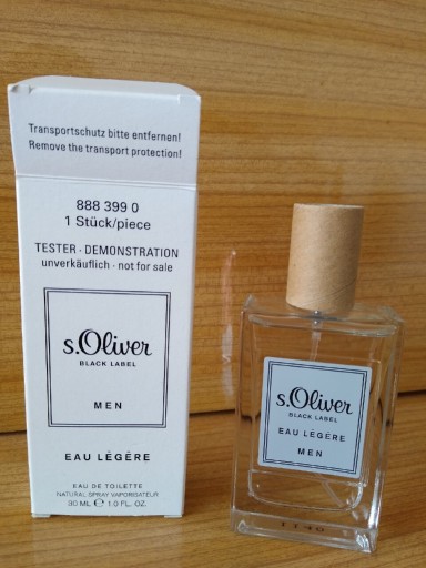 Zdjęcie oferty: Woda toaletowa s.Oliver BLACK LABEL MEN, tester.