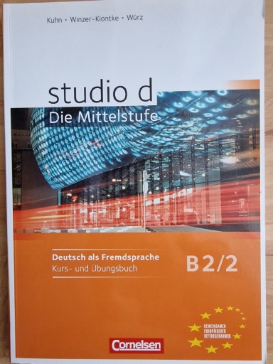 Zdjęcie oferty: Studio D,B2/2, Kurs-und Übungsbuch