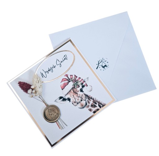 Zdjęcie oferty: Ręcznie robiona kartka świąteczna handmade personalizacja / Boże Narodzenie