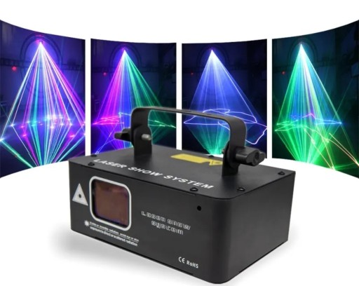 Zdjęcie oferty: laser ALIEN 500mW RGB DMX animacje kolorowy disco