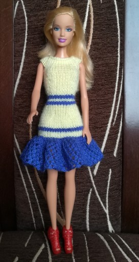 Zdjęcie oferty: Sukienka, ubranko dla lalki Barbie handmade