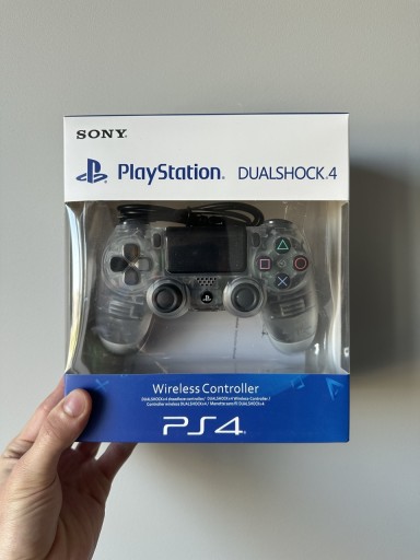 Zdjęcie oferty: Oryginalny przeźroczysty pad do PlayStation 4