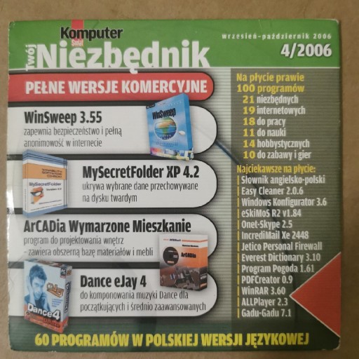 Zdjęcie oferty: Komputer Świat Twój Niezbędnik 2006 4 CD