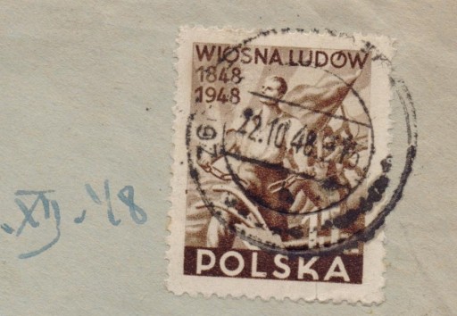 Zdjęcie oferty: Zgierz - stempel prowizoryczny - 1948 rok