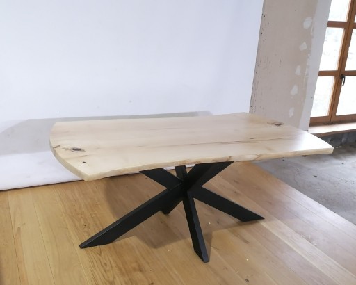 Zdjęcie oferty: Stół drewniany blat klon noga czarny mat pająk 