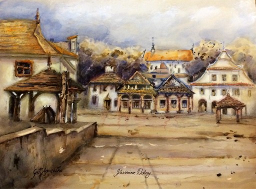 Zdjęcie oferty: akwarela- 30x40 cm Kazimierz Dolny