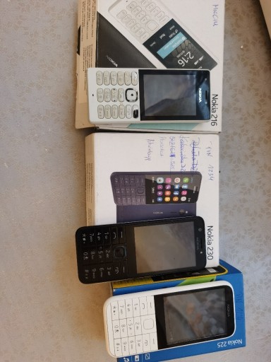 Zdjęcie oferty: 3x Nokia 216 230 i 225