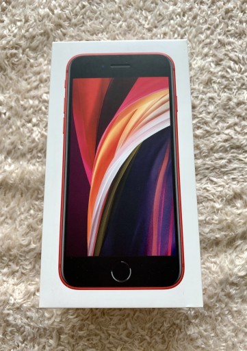 Zdjęcie oferty: iPhone SE 2020 Red 91%-aku 128GB Spigen komplet