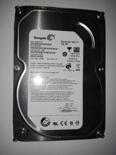 Zdjęcie oferty: Dysk twardy Seagate ST3250318AS 250GB SATA II 3,5"