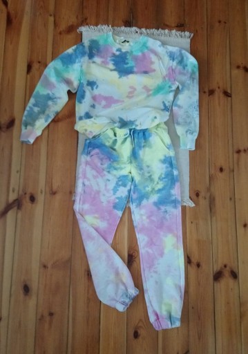 Zdjęcie oferty: Dres komplet bluza spodnie tie dye S/M 38