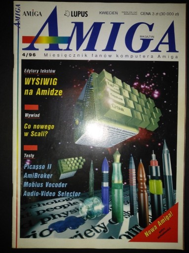 Zdjęcie oferty: Magazyn AMIGA 4/96 (44) - KWIECIEŃ - STAN KIOSKOWY