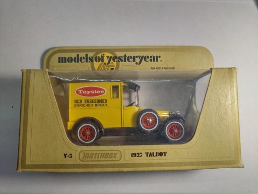 Zdjęcie oferty: MATCHBOX TALBOT VAN LANGENDORF Y-5 - MODELS OF YESTERYEAR (1978 r.)