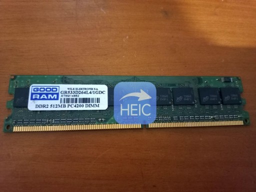 Zdjęcie oferty: Pamięć DDR2 512MB PC4200 GOOD RAM
