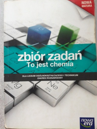 Zdjęcie oferty: Zbiór zadań To jest chemia, zakres rozszerzony