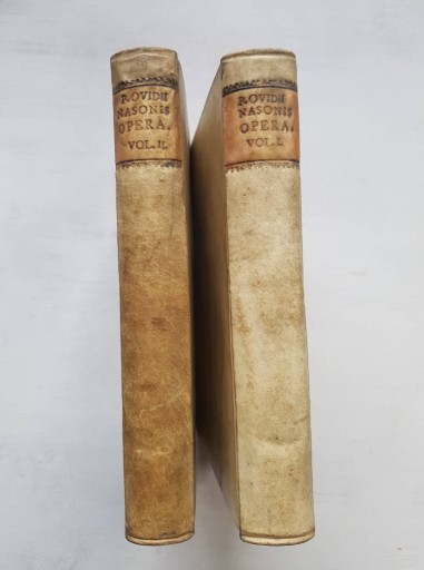 Zdjęcie oferty: Publii Ovidii Nasonis Opera ..... T I i II, 1783r.
