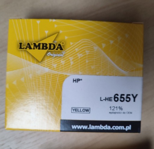 Zdjęcie oferty: Tusz Lambda L-HE 655Y. HP