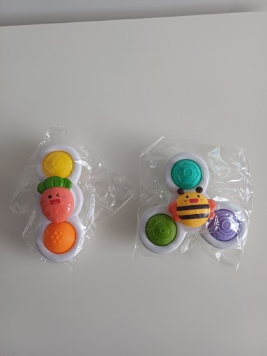 Zdjęcie oferty: 2x Fidget Spinner Z Przyssawką Sensoryczną Kąpiel Prezent Grzechotka Zestaw