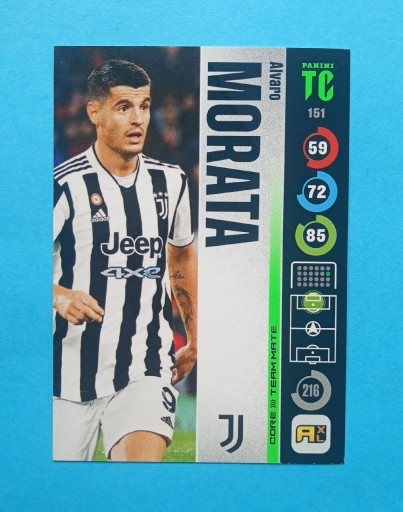 Zdjęcie oferty: Panini Top Class ALVARO MORATA team mate 2022 