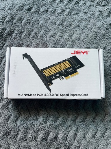 Zdjęcie oferty: Adapter SSD JEYI M.2 NVME do PCIe 4.0 3.0