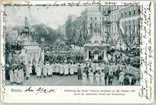 Zdjęcie oferty: WROCŁAW Breslau Odsłonięcie pomnika 1901